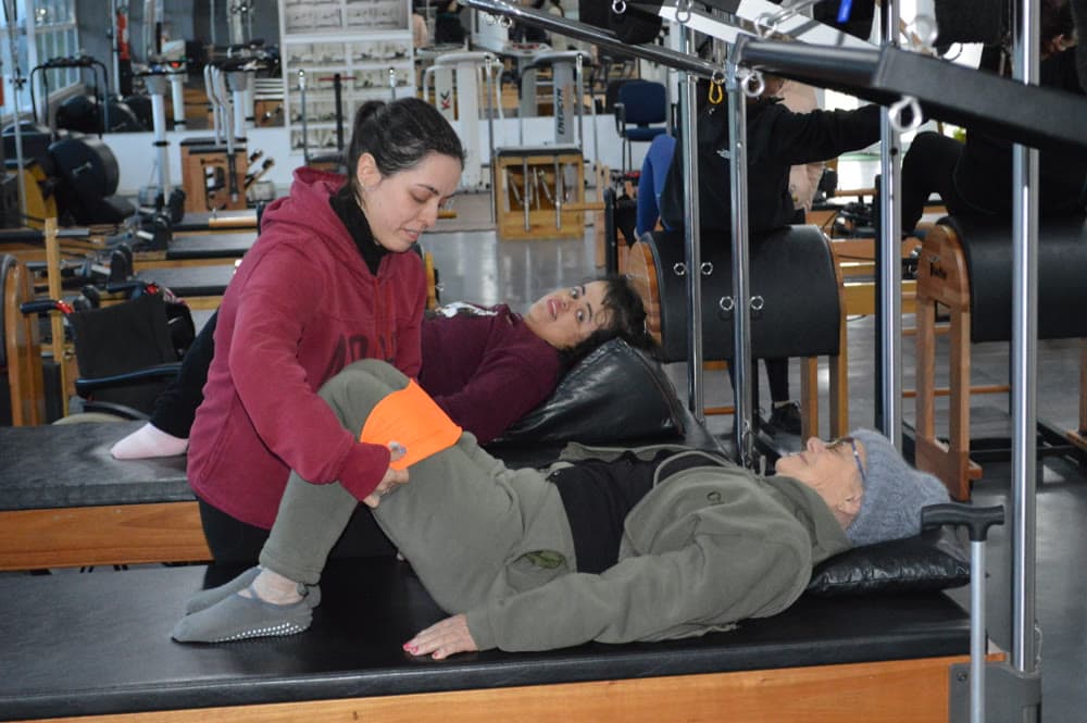 Acompanhamento individual no reformer